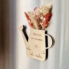 Magnet en bois personnalisé - Arrosoir