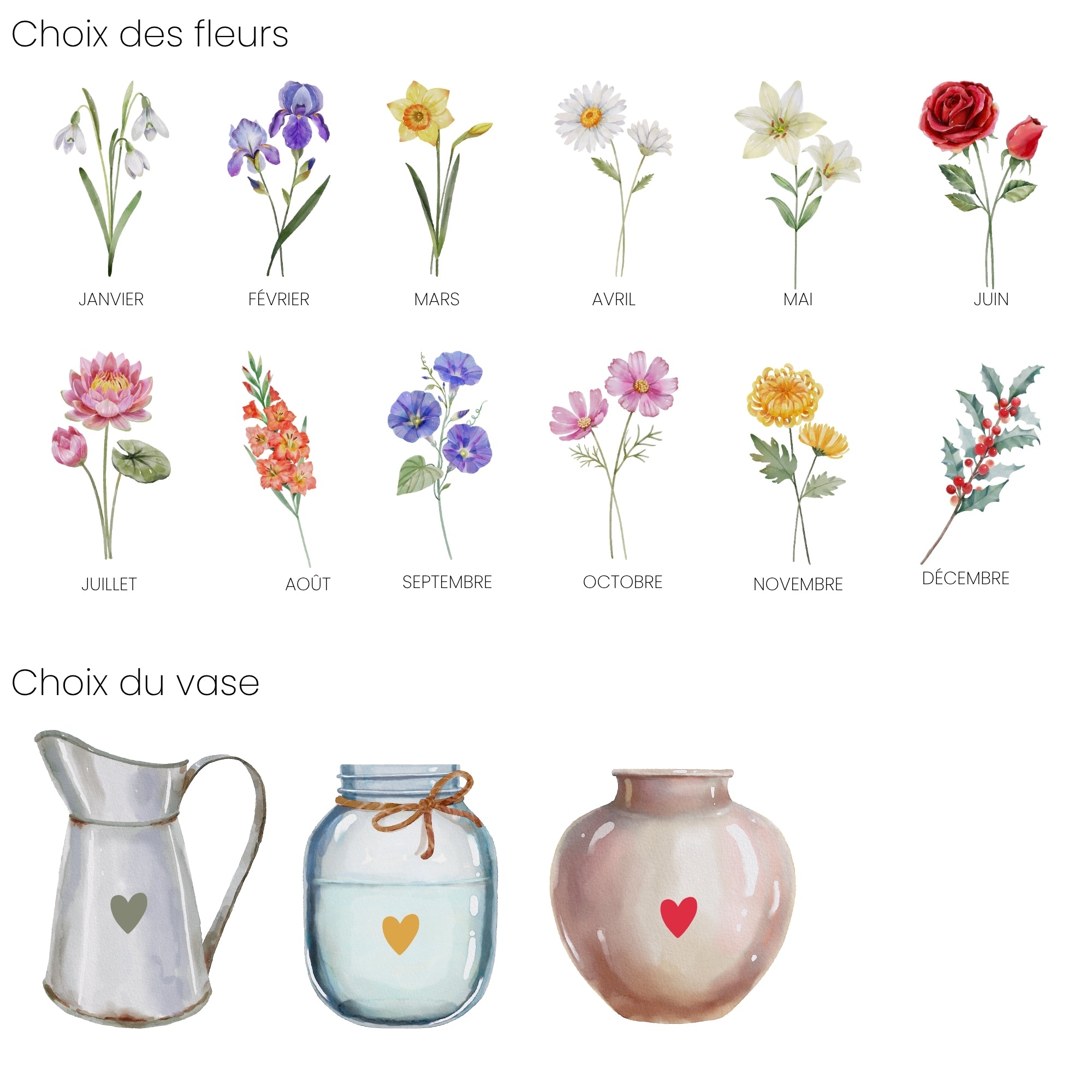 Carreau personnalisée - Le joli jardin de maman