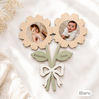 Fleur personnalisée avec photo et prénom – Un souvenir unique pour maman