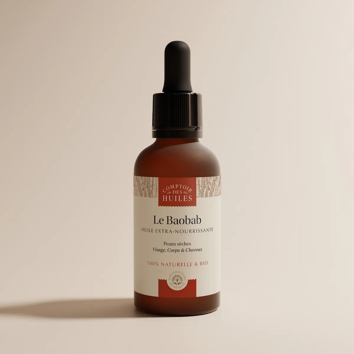 Huile de Baobab BIO extra-nourrissante pour visage, corps et cheveux