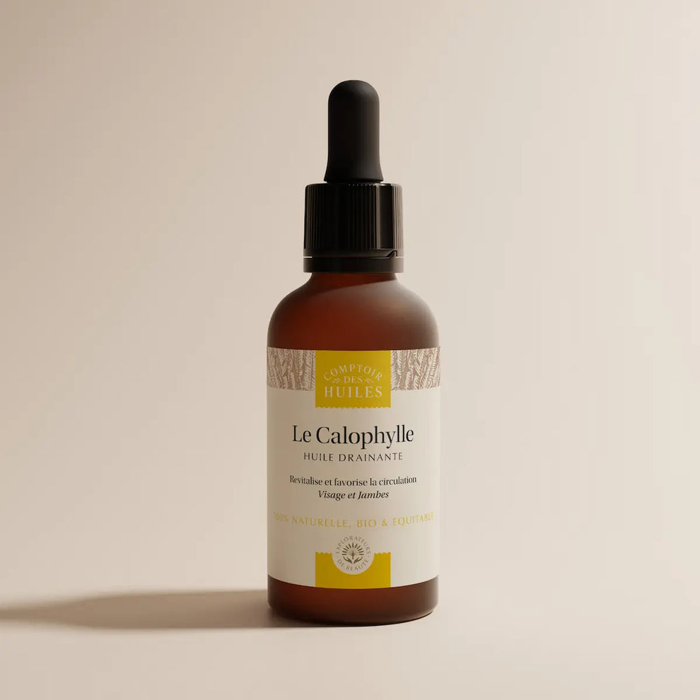 Huile de Calophylle BIO drainante pour jambes lourdes et circulation