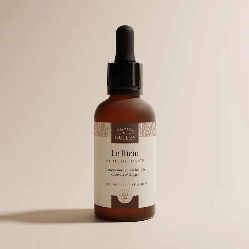Huile de Ricin BIO fortifiante pour cheveux, cils et ongles