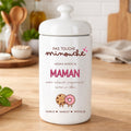 Pot à biscuits personnalisable - Maman
