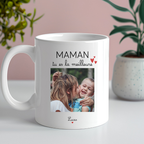 Mug photo personnalisé pour maman avec souvenir photo