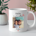 Mug Papa personnalisé avec photo et prénom – Mug photo fête des pères 320 ml