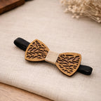 Nœud papillon artisanal en bois