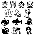 Trousse enfant motif animal
