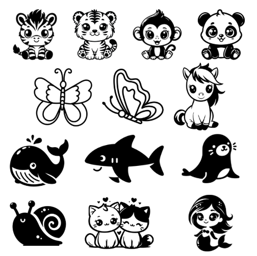 Trousse enfant motif animal