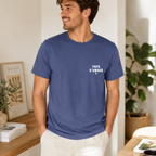 T-shirt Papa d'amour personnalisé | Cadeau Fête des Pères en coton bio