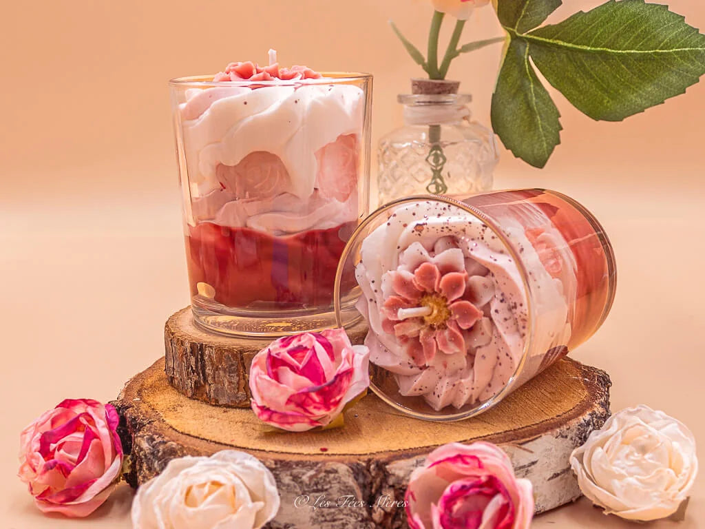 Bougie Gourmande Fleur de Sakura grand modèle parfumée artisanale