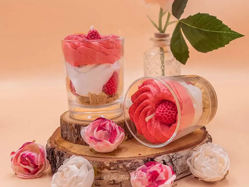 Bougie Gourmande Fraise des Bois parfumée artisanale