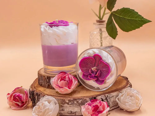 Bougie Gourmande Orchidée parfumée artisanale