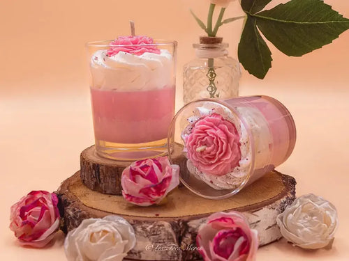 Bougie Gourmande Pivoine parfumée artisanale