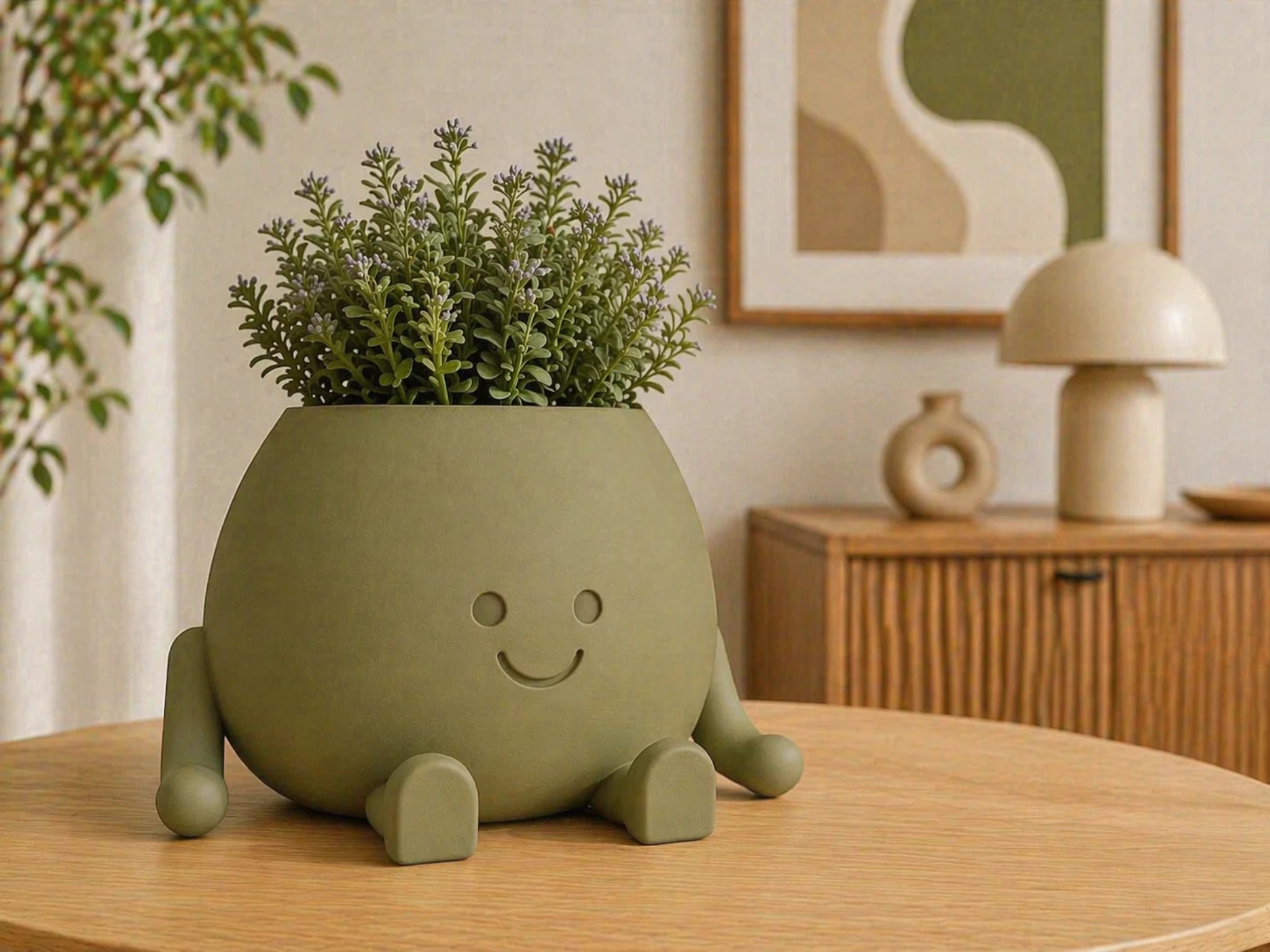 Cache-pot décoratif - Petit pot heureux