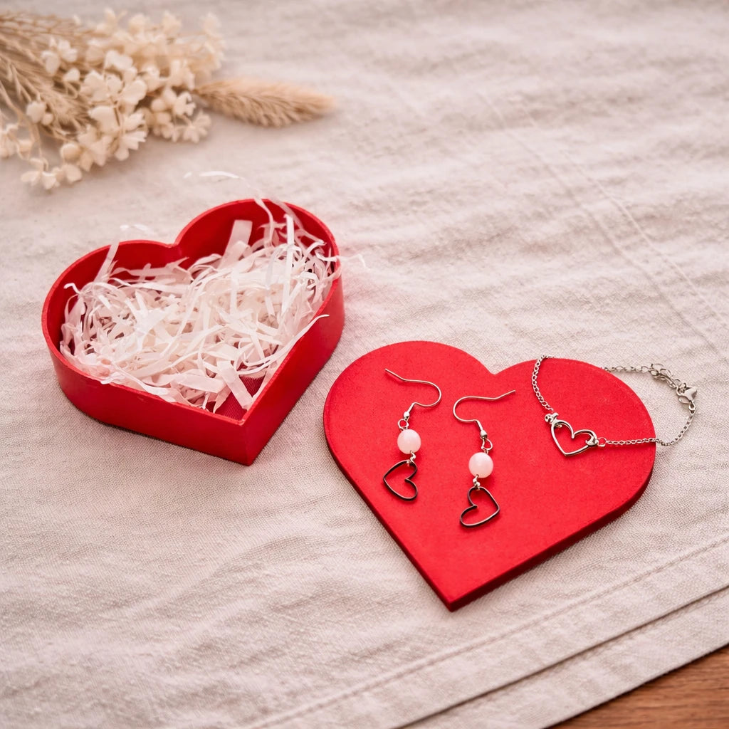 Coffret LOREA X LYSIA avec bijoux en acier inoxydable