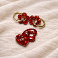 Boucles d’oreilles RUBIA artisanales style bohème chic