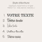 Coeur floral en bois - Personnalisable