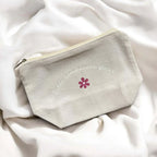 Trousse Beige “Belle comme une fleur” – Cadeau Femme